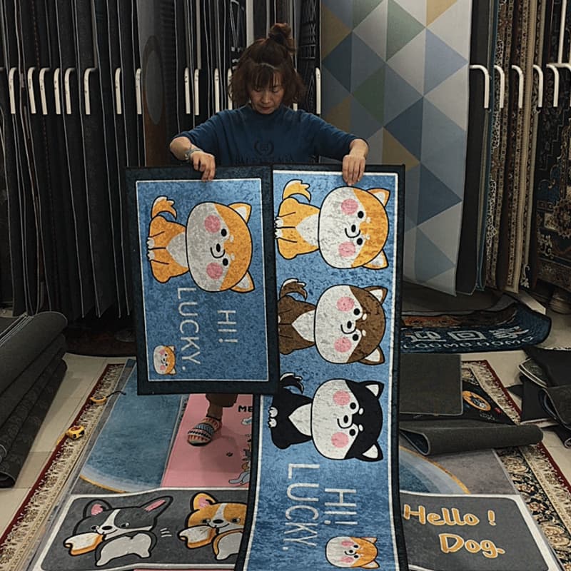 豊富なサイズと豊かなカラーで彩る北欧風おしゃれキッチンマットセット