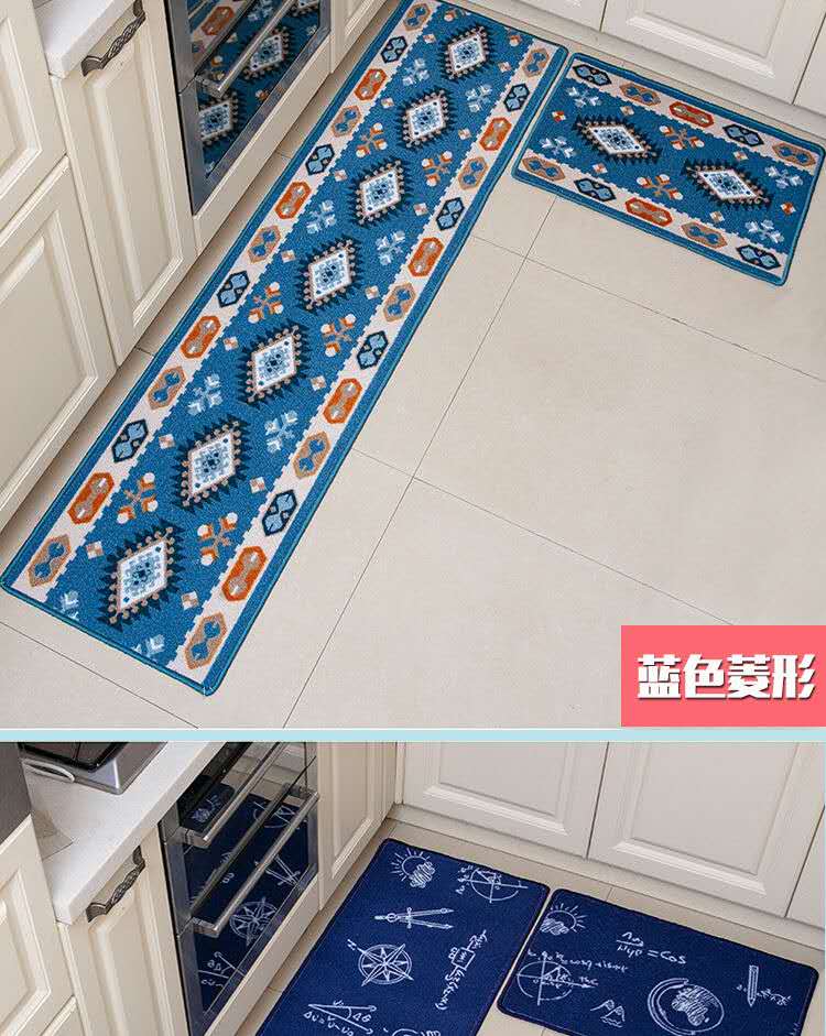 選べるサイズとカラーで快適設計 おしゃれな厚手クッションキッチンマット