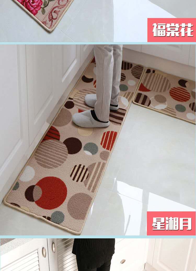 選べるサイズとカラーで快適設計 おしゃれな厚手クッションキッチンマット