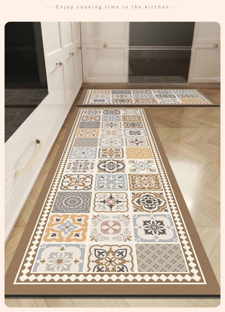 北欧デザインの多彩なカラーとサイズが選べるおしゃれキッチンマット