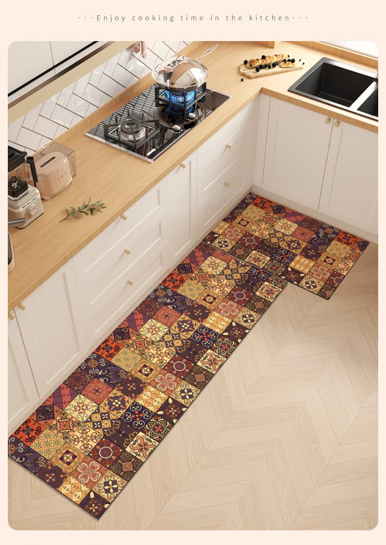 北欧デザインの多彩なカラーとサイズが選べるおしゃれキッチンマット