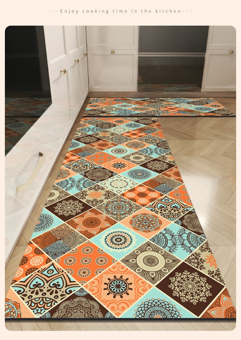 北欧デザインの多彩なカラーとサイズが選べるおしゃれキッチンマット