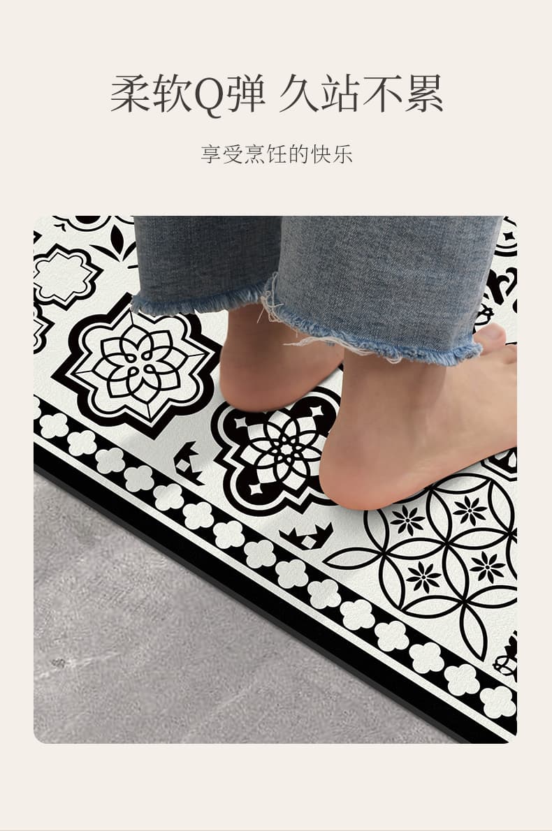 鮮やかな幾何学模様で彩る北欧風＆オーダーメイド対応キッチンマット