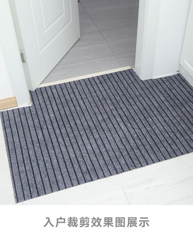 多彩なサイズと深灰・酒紅カラーで選べる抗菌防滑キッチンマット