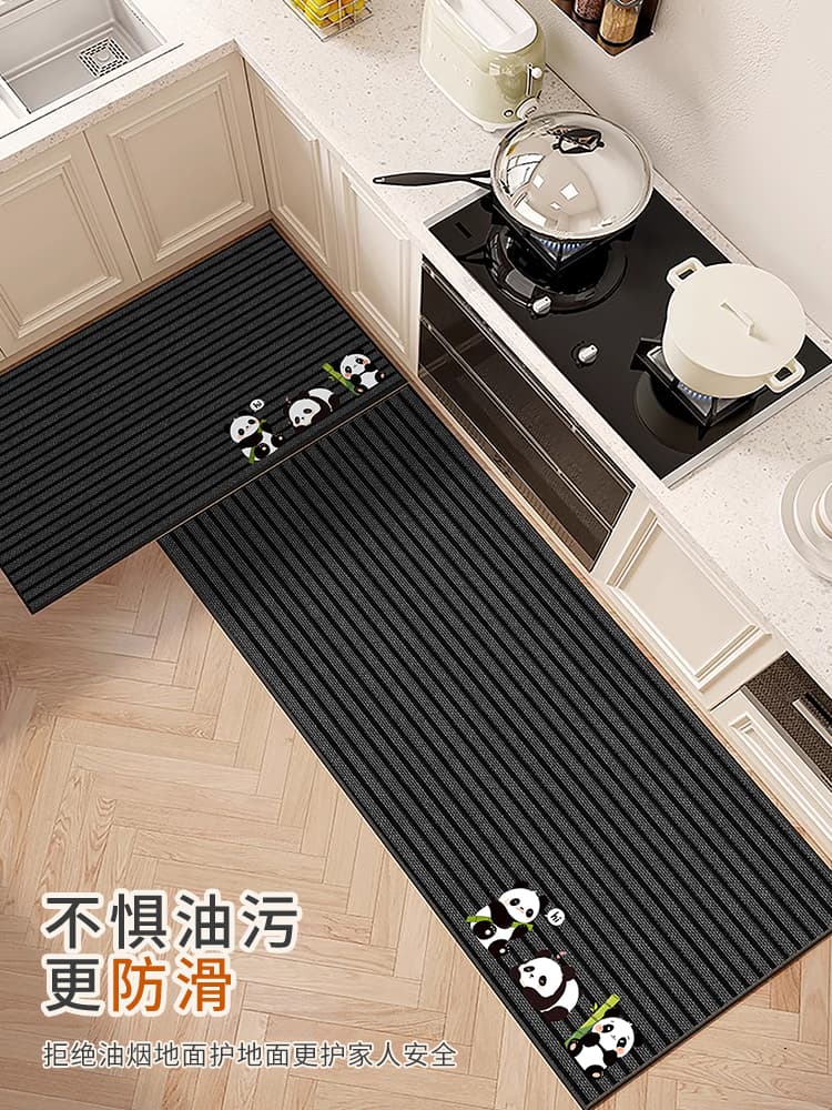 料理の時間を楽しく彩る北欧モダンでずれない防滑キッチンマット