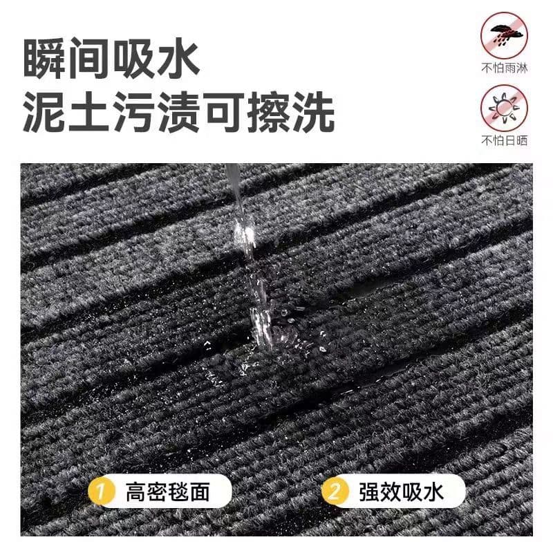 北欧ストライプのシンプル落ち着く色合いキッチンマット細長サイズ豊富