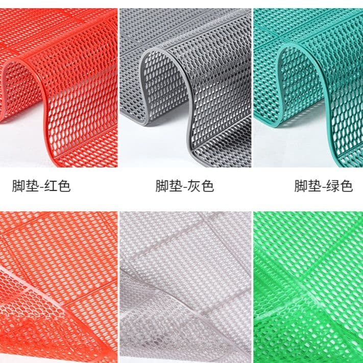 防滑PVC製キッチンマット 水はけ抜群で洗える多サイズ対応