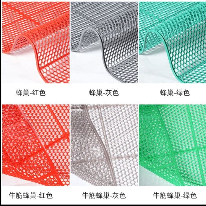 防滑PVC製キッチンマット 水はけ抜群で洗える多サイズ対応
