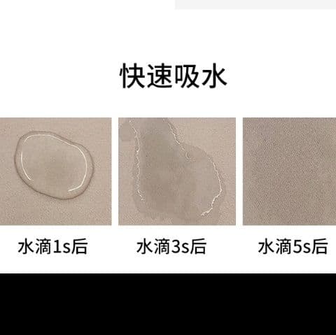 キッチンマット 吸水速乾で油汚れもサッと拭ける 滑り止め付き シリカゲル素材