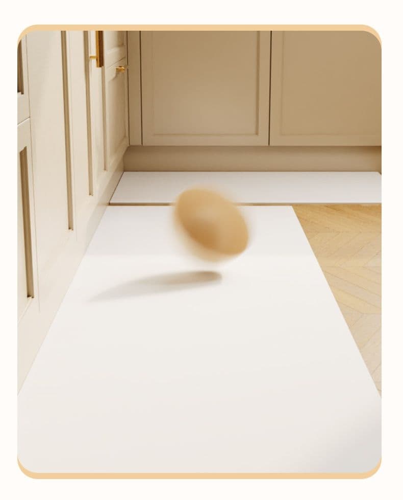 花柄デザインが可愛い270cm滑り止め付きキッチンマット洗える拭ける