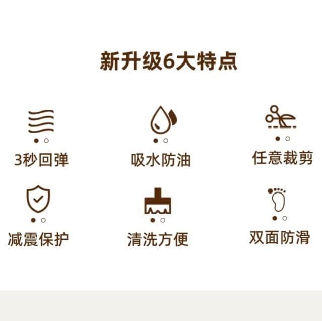 珪藻土素材で吸水防油！花柄がおしゃれな拭けるL字型キッチンマット