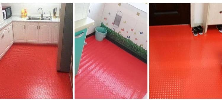 厚手PVC防水キッチンマット！サイズオーダー可能で滑り止め付きの業務用仕様
