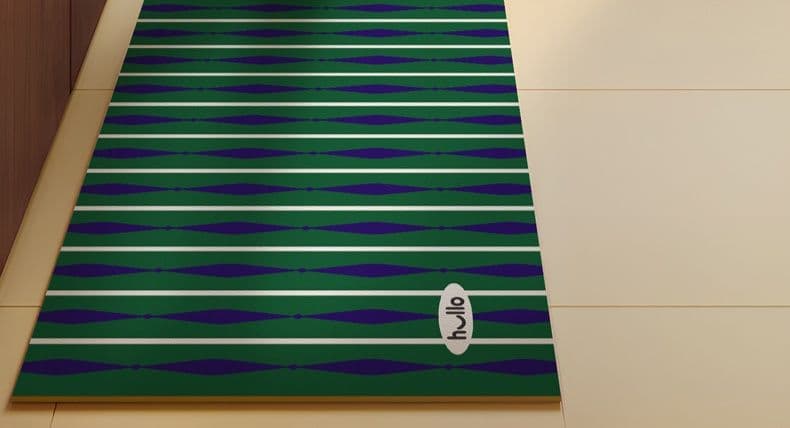 撥水加工で拭けるからお手入れ簡単！レトロな北欧風キッチンマット