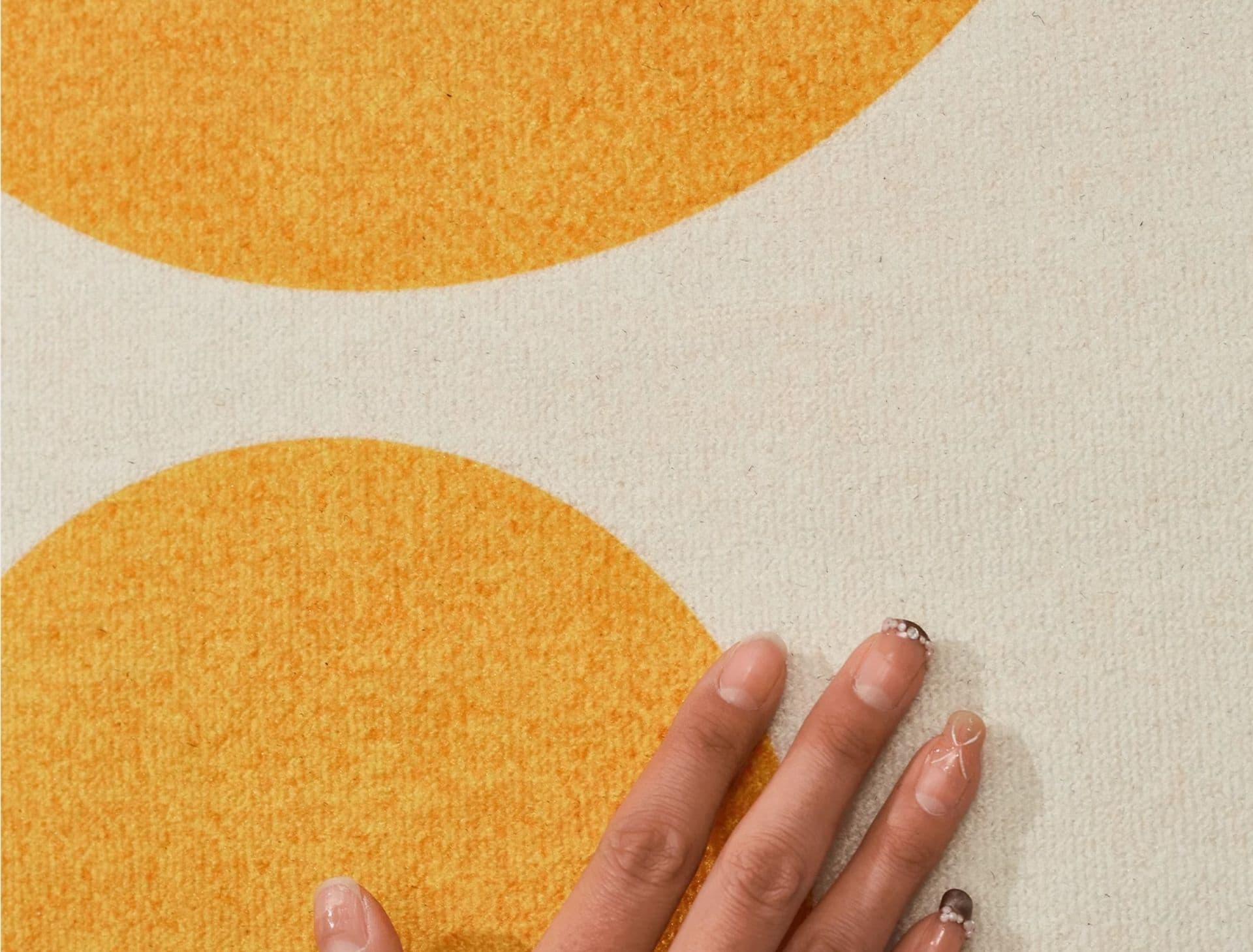 幾何模様で北欧風！拭けるキッチンマット防滑＆洗える50サイズ展開