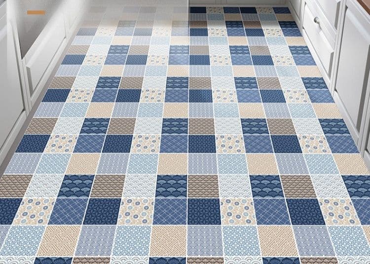 洗える防水キッチンマット！滑り止め付きで北欧デザインがおしゃれなPVC製