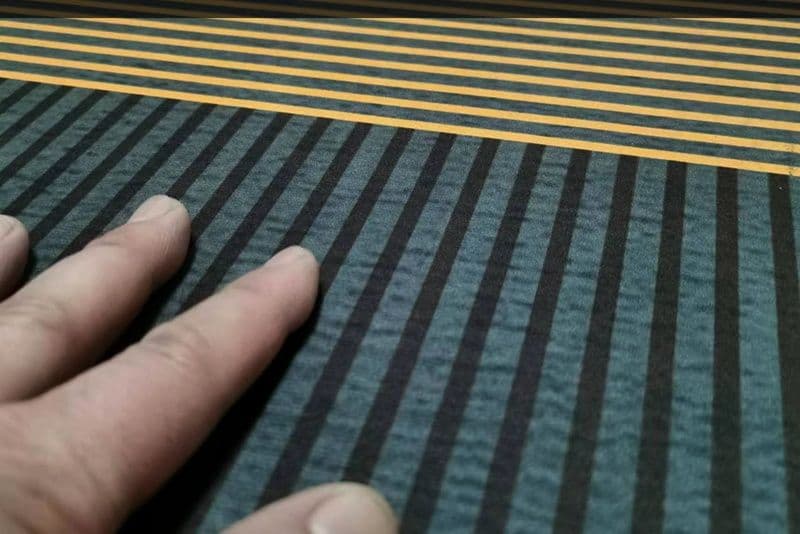 硅藻土キッチンマット 拭ける洗える滑り止め付き 北欧風ストライプ柄