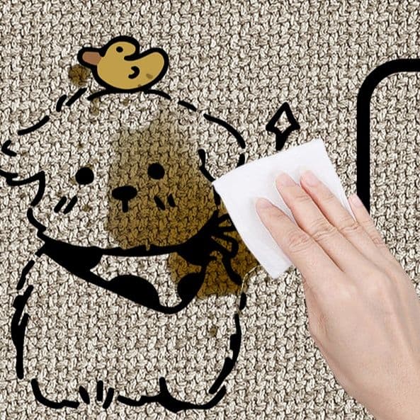 珪藻土キッチンマット硅藻泥素材で吸水防滑!洗える多サイズ対応45×120cm