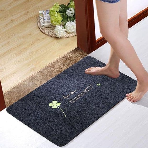 透明デザインで拭き取れる!滑り止め付きおしゃれキッチンマット40~80cm