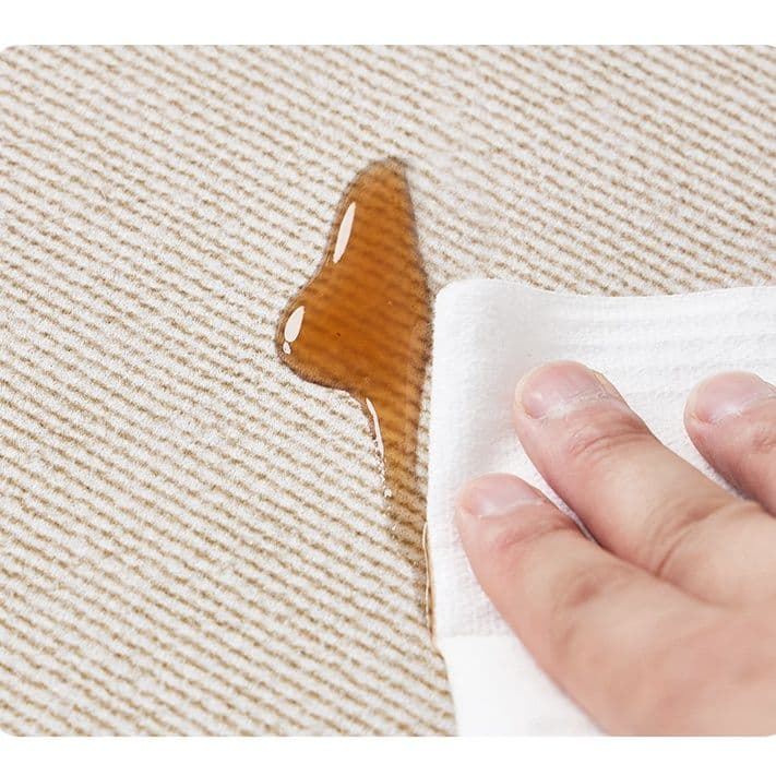 L字型で滑り止め付き!珪藻土の吸水速乾キッチンマットで汚れに強い