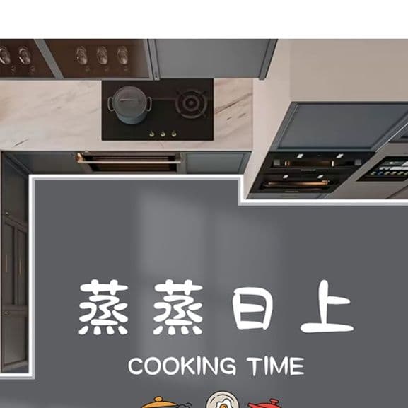 拭けるから手入れ簡単!防油撥水加工のおしゃれキッチンマット