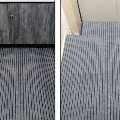 拭けるPVC素材で汚れに強い!ずれない滑り止め付きキッチンマット