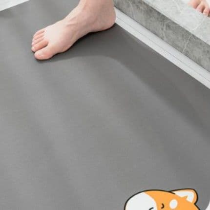 汚れに強く拭けて安心!滑り止め付き北欧風モダンキッチンマット